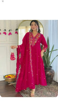 Mustard Festive Kurta Set