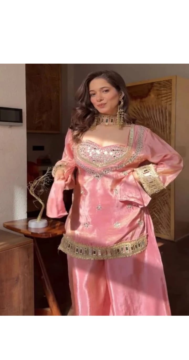 White Floral Embroidered Set