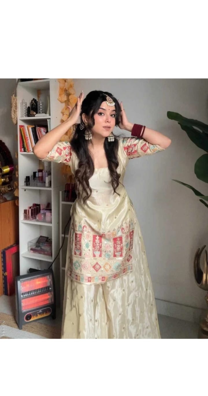 Blush Pink Embroidered Kurta Set