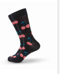 Black Cherry Crew Socks