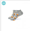 Grey Beer Mug Ankle Socks